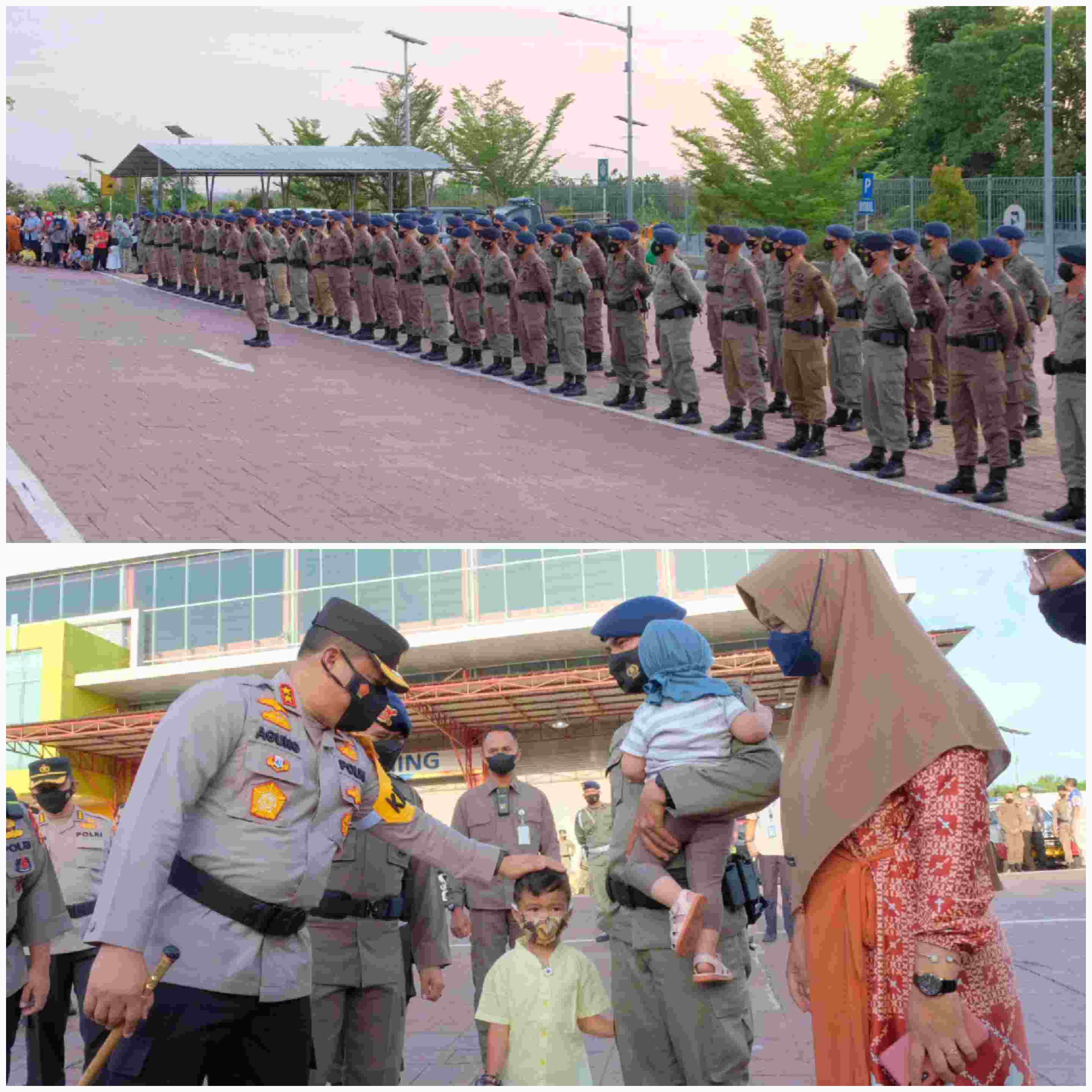 Kapolda Riau Lepas Keberangkatan Pasukan BKO Papua
