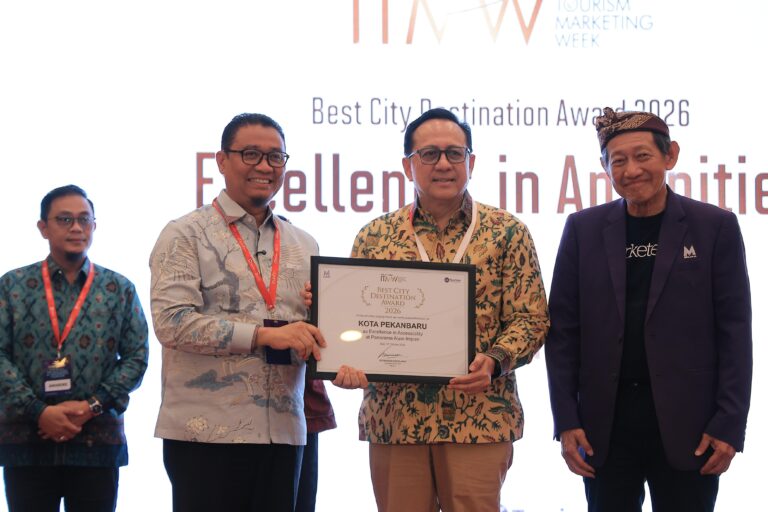 Pekanbaru Raih Penghargaan Pariwisata Nasional, Unggul dalam Aksesibilitas
