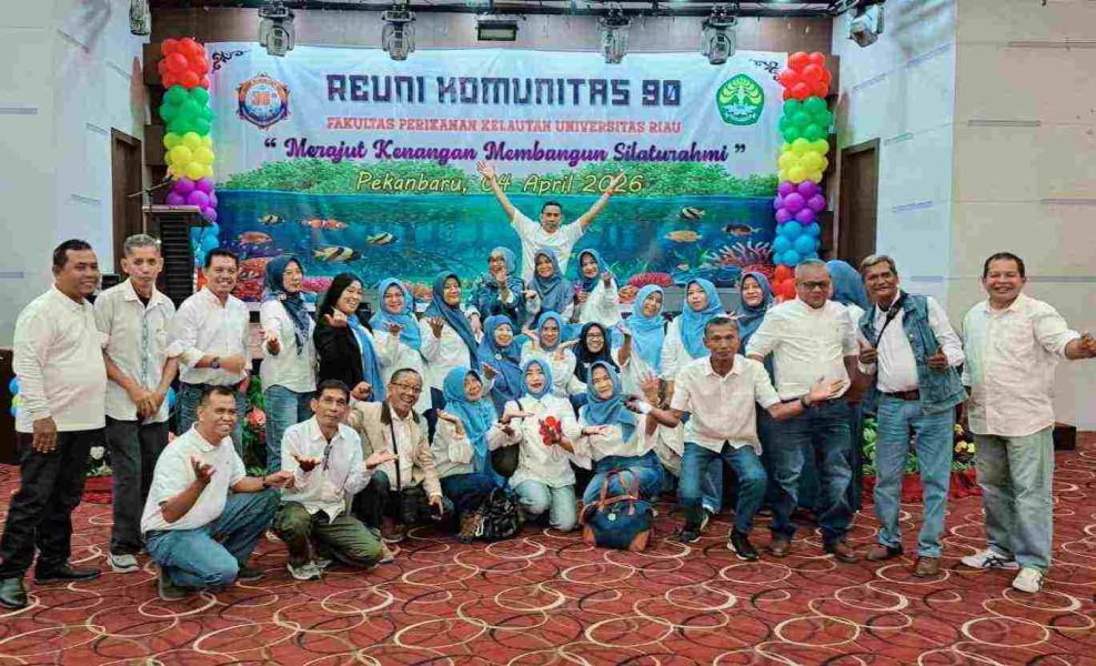 Komunitas 90 Faperika Unri Bangun Silaturahmi lewat Reuni ke-36