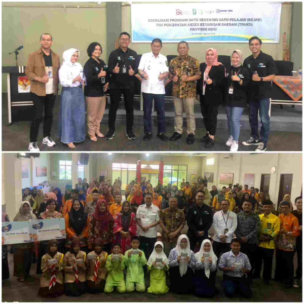 Pastikan Pelajar di Riau Miliki Rekening TPAKD, OJK & BRI Sosialisasi Kejar di Inhil