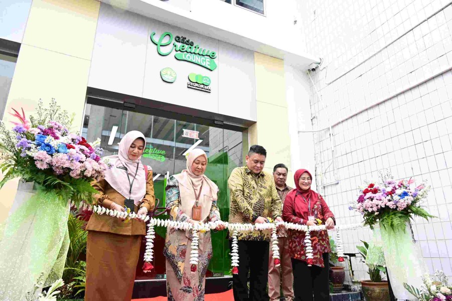 Dorong Ekosistem Kreatif dan Literasi Digital Mahasiswa, Unri dan PT Pegadaian Resmikan The Gade Creative Lounge