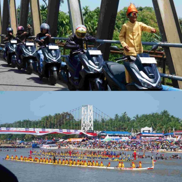 Komunitas Honda PCX 160 Meriahkan Touring Wisata Pacu Jalur 2025