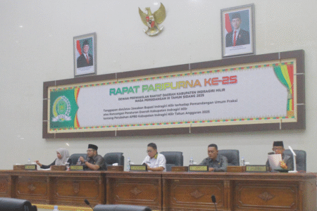 Rapat Paripurna ke-25, Pemkab Inhil Tampung Sejumlah Aspirasi Fraksi DPRD