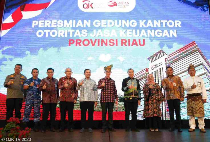 Kantor OJK Riau Jalan Ahmad Yani Diresmikan