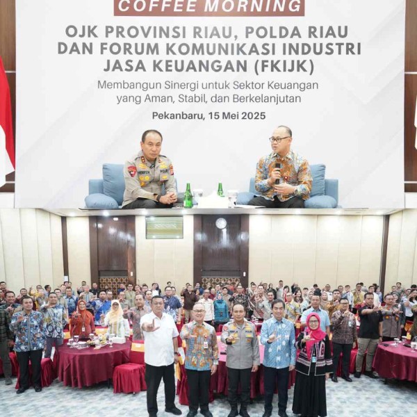 OJK Riau Gelar Coffee Morning bersama Pemangku Sektor Jasa Keuangan