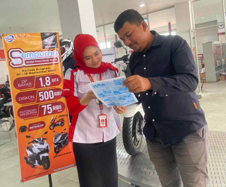 CDN Kampar Beri Kemudahan Konsumen Miliki Sepeda Motor Baru