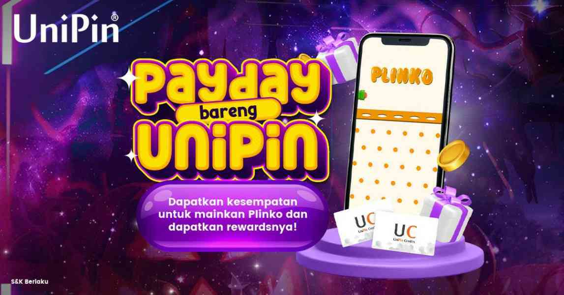 UniPin Promo Plinko Jutaan Rupiah dan Game Populer Hingga AkhirOktober