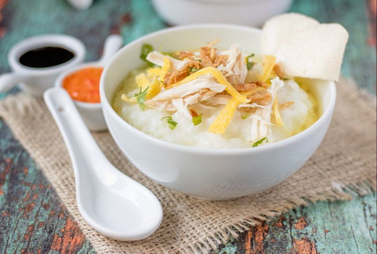 Praktis, Resep Bubur Ayam Kuah Kuning Pakai Rice Cooker
