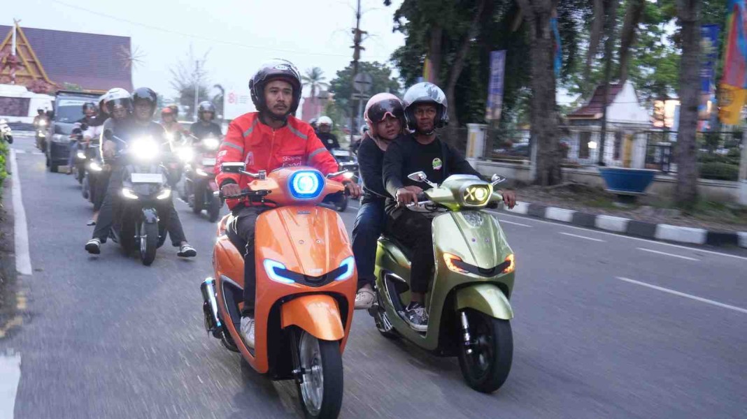 Komunitas Honda Stylo Pekanbaru-Dumai Perkuat Brotherhood Lewat Sound Ride