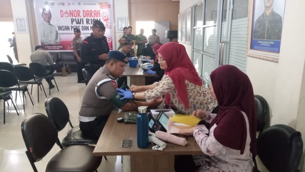 HPN 2026, Aksi Kemanusiaan PWI Riau Kumpulkan 69 Kantong