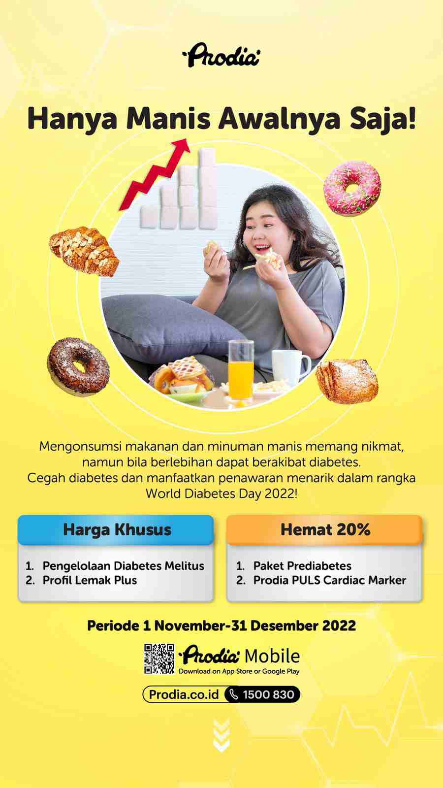 Prodia Ajak Rutin Cek Gula Darah