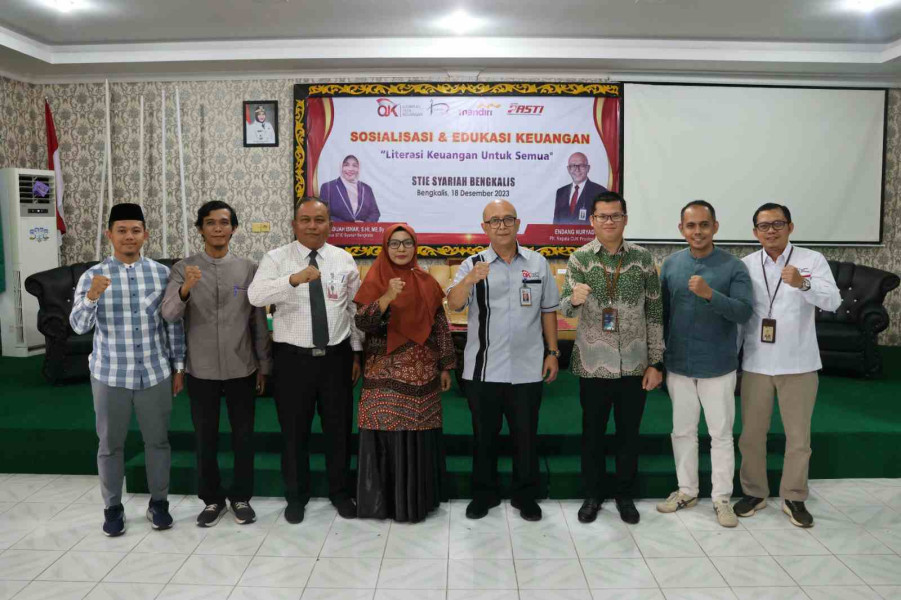 Tingkatkan Literasi Keuangan Dunia Pendidikan, OJK Riau Edukasi di Bengkalis