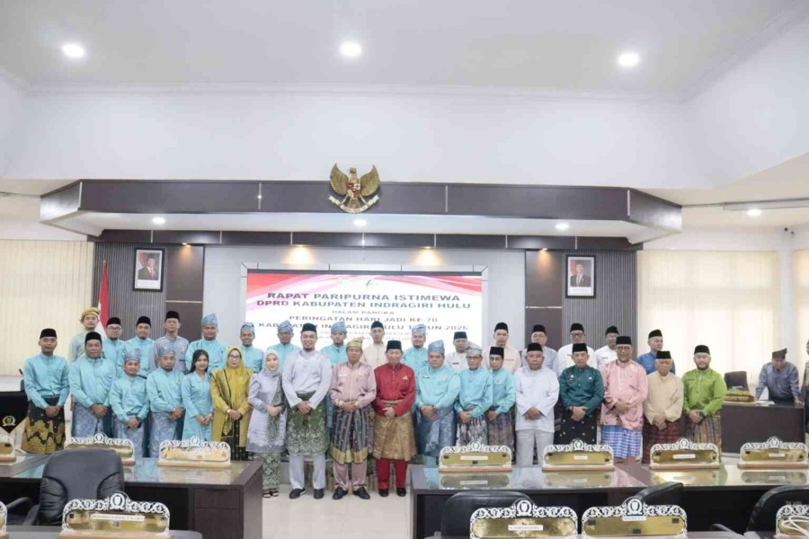Pemkab Inhu Gelar Rapat Paripurna Istimewa Hari Jadi ke-70