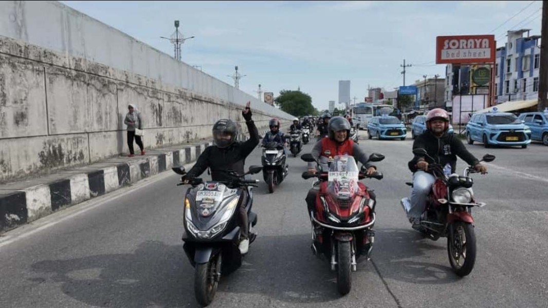 Gelaran Honda Modif Contes 2025 di Mal SKA Pekanbaru, Sukses