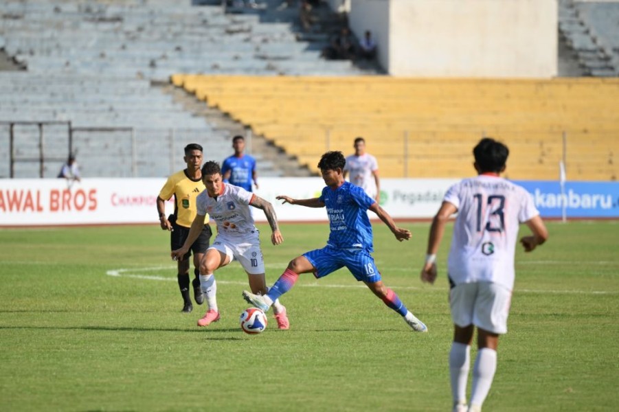 Hasil Imbang 1-1 PSPS Pekanbaru vs Sumsel United