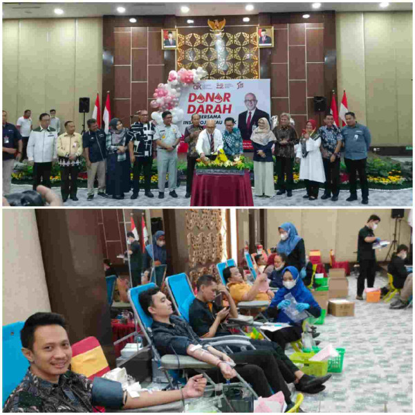 OJK Riau Donor Darah HUT ke-12
