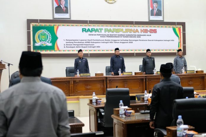 Rapat Paripurna ke-26 DPRD Inhil, Penyampaian Laporan Badan Anggaran dan Pendapat Akhir Bupati