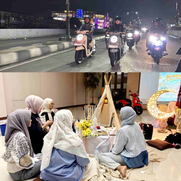 Gelar Hijabers Serenity Ride, Capella Honda Piknik bersama Puluhan Bikers Wanita
