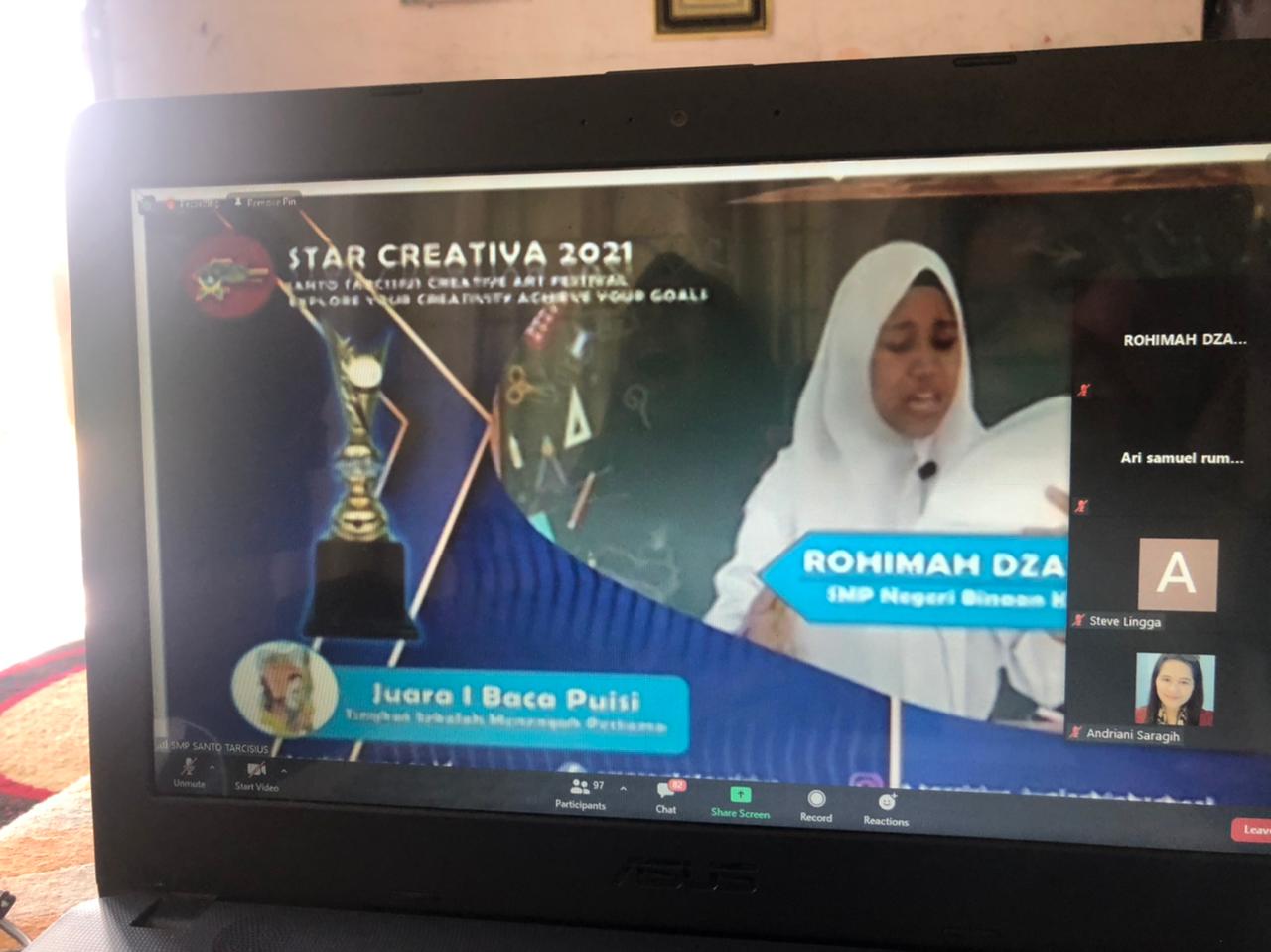 Siswa SMP Binaan Khusus Dumai Juara Lomba Video
