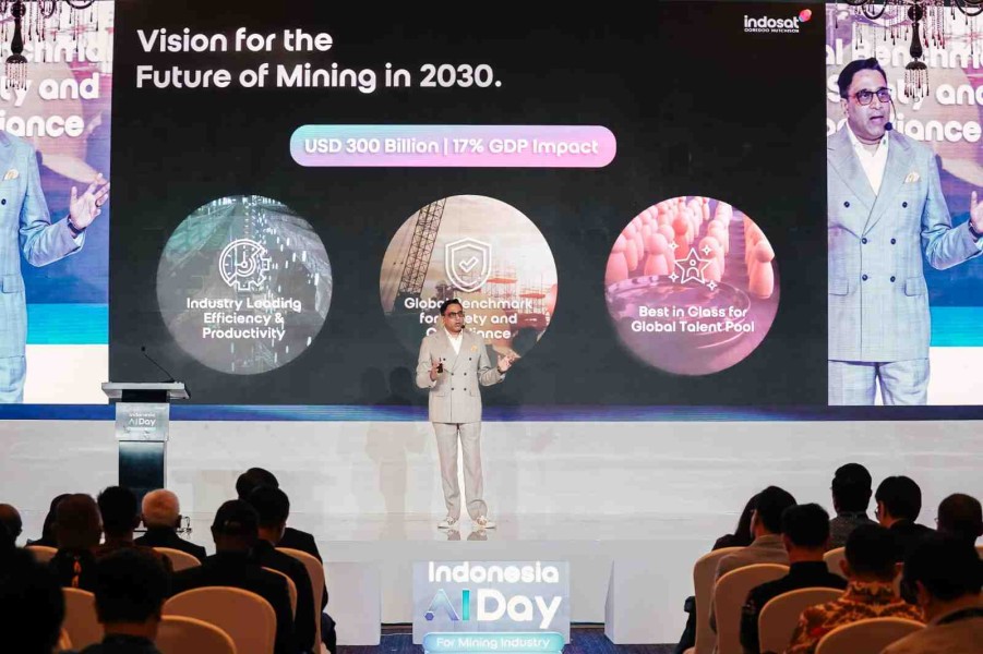 Dorong Transformasi Sektor Pertambangan Dalam Negeri, Indosat Gelar Indonesia AI Day for Mining Industry