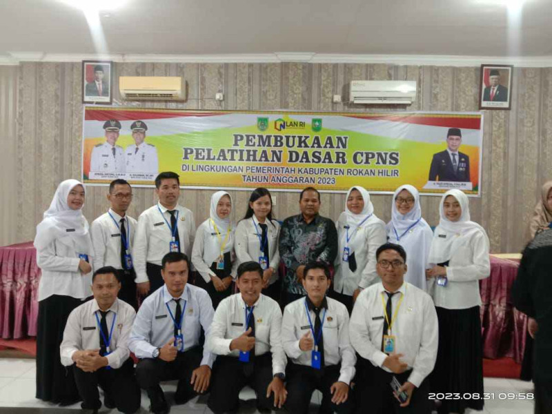 Sekda Rohil Buka Pelatihan Dasar CPNS