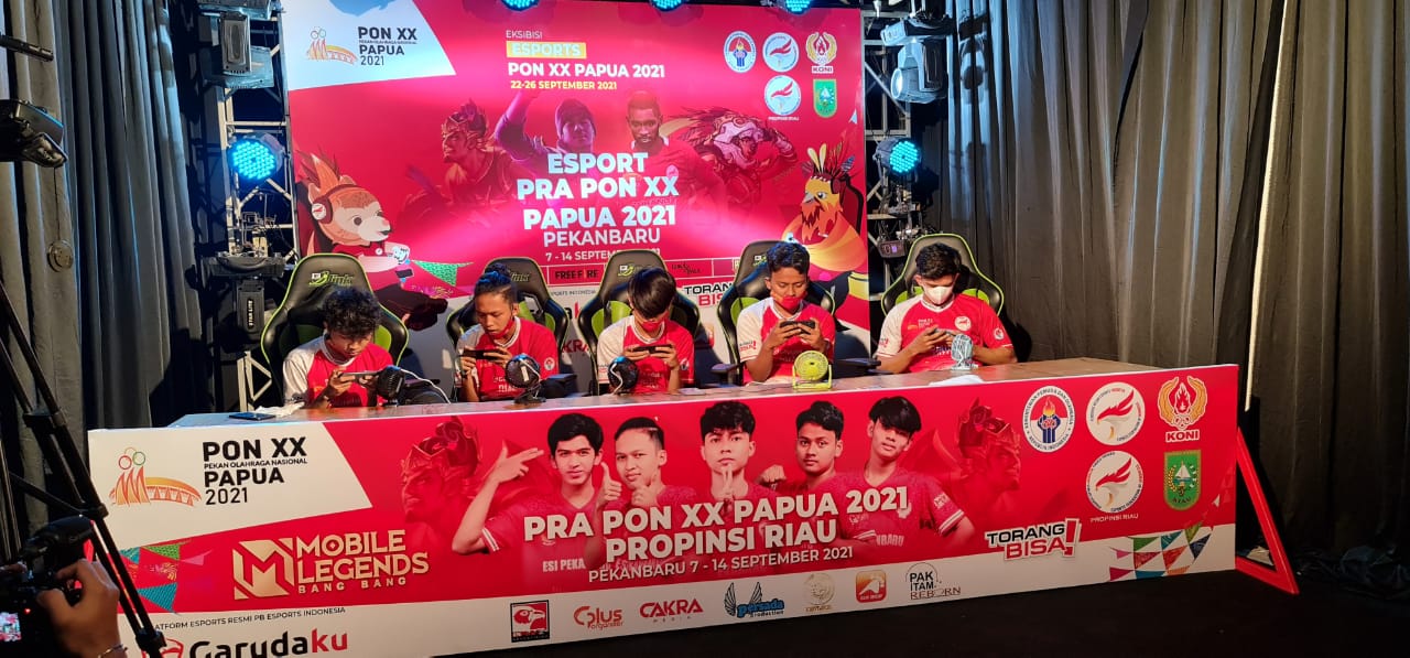 Tim Mobile Legend Gagal Lolos PON, E-Sport Riau Harap dari Free Fire dan PUBG