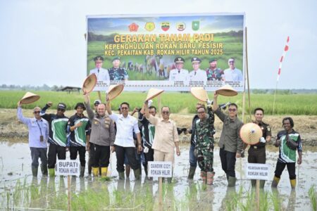Tinjau Pabrik Kilang Padi di Rokan Baru Wabup Rohil dorong Revitalisasi dan Penguatan Sektor Pertanian