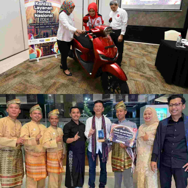 Komit Dalam Melayani, Capella Honda Riau Raih Juara 3 Nasional Kategori Front Line People