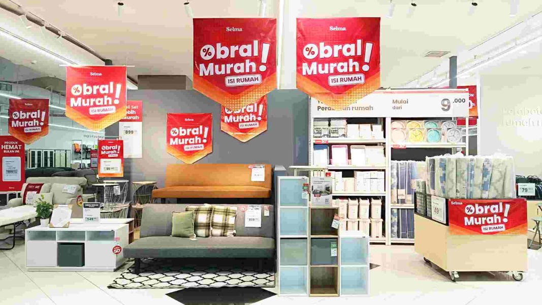 Wujudkan Hunian Nyaman dengan Harga Hemat, SELMA Diskon Isi Rumah hingga 80 Persen