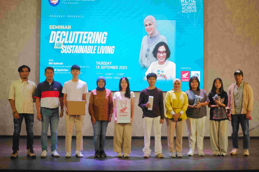 350 Siswa dan Guru SMA Darma Yudha Antusias Ikut Seminar Decluttering