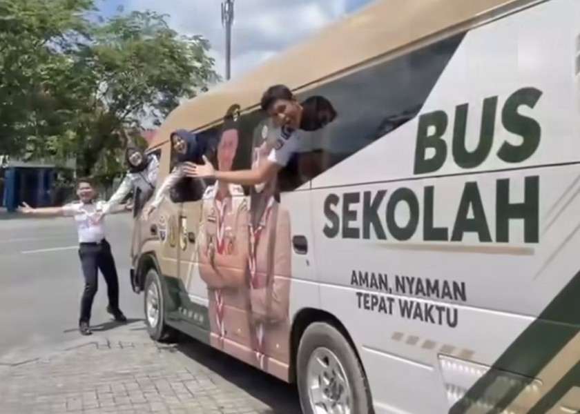 Bus Sekolah Gratis Resmi Beroperasi, Pemko Layani Pelajar Mulai Tahun Ajaran Baru