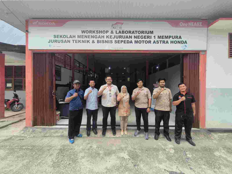 Capella Honda Tingkatkan Kualitas SMK Binaan Bidang Teknik Bisnis Sepeda Motor