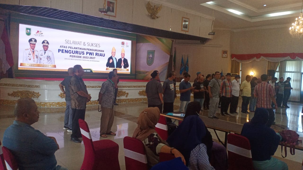 Besok, Ketua PWI Pusat dan Gubernur Riau Hadir di Pelantikan Pengurus PWI