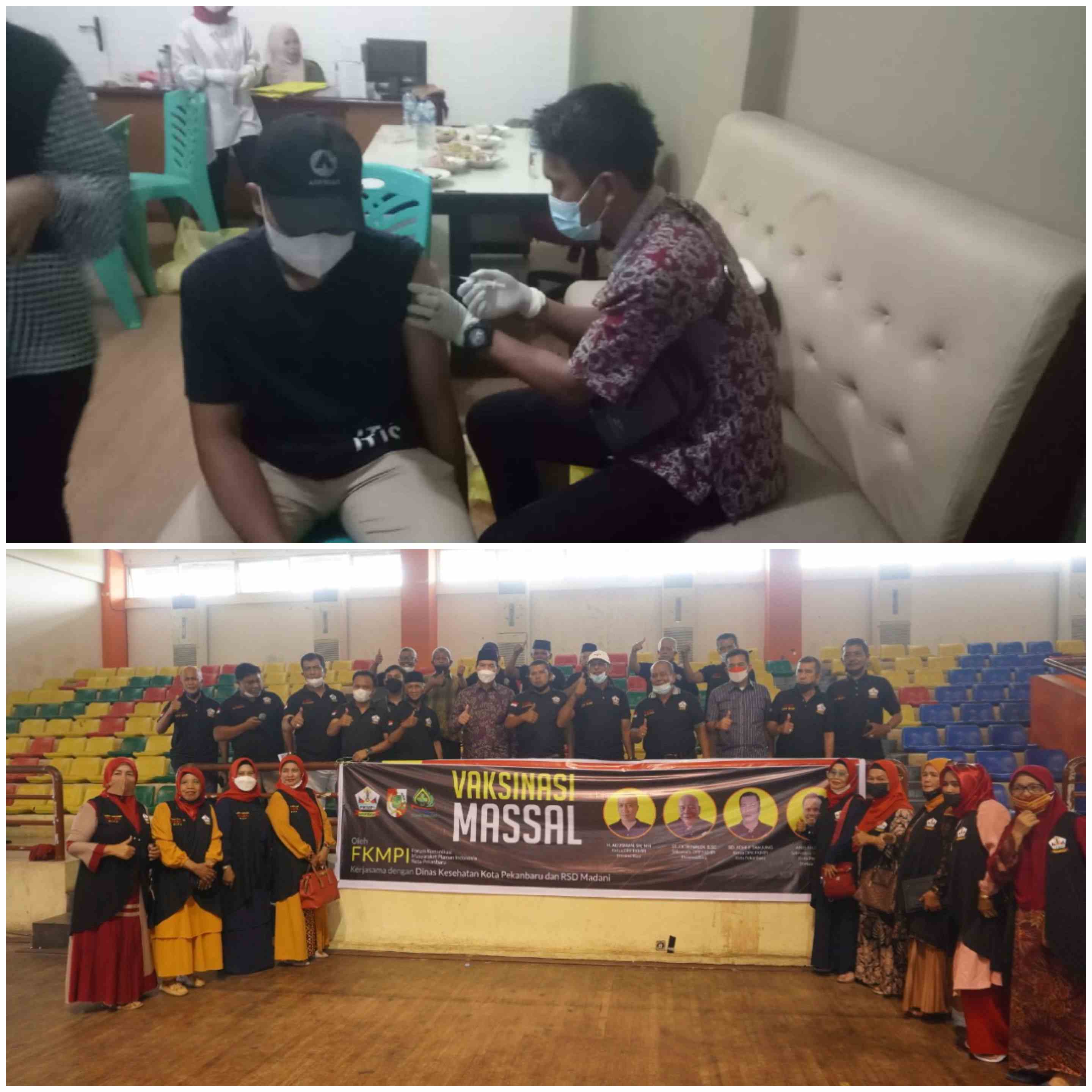 Sukses Dua Kali Vaksinasi Massal, FKMPI Akan Lanjutkan di SMK Telkom Jalan Melati