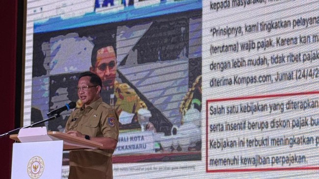 Mendagri Pamerkan Inovasi Walikota Pekanbaru dalam Menggenjot PAD