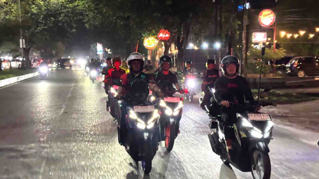 100 Bikers Ramaikan Vario Street Nation 2026, Capella Honda Riau Kampanyekan #Cari_Aman