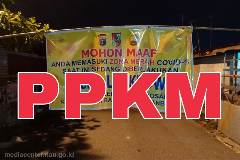 Perpanjang PPKM, Riau Tunggu Aturan Resmi Pemerintah Pusat