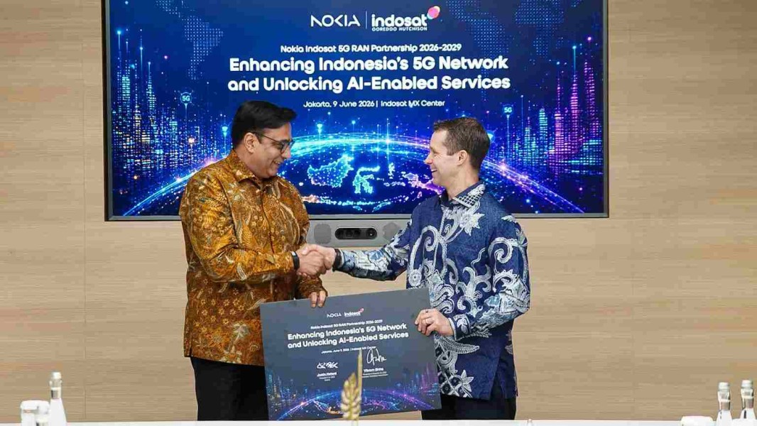 Nokia dan Indosat Perluas Jaringan 5G, Siapkan Layanan Berbasis AI di Indonesia