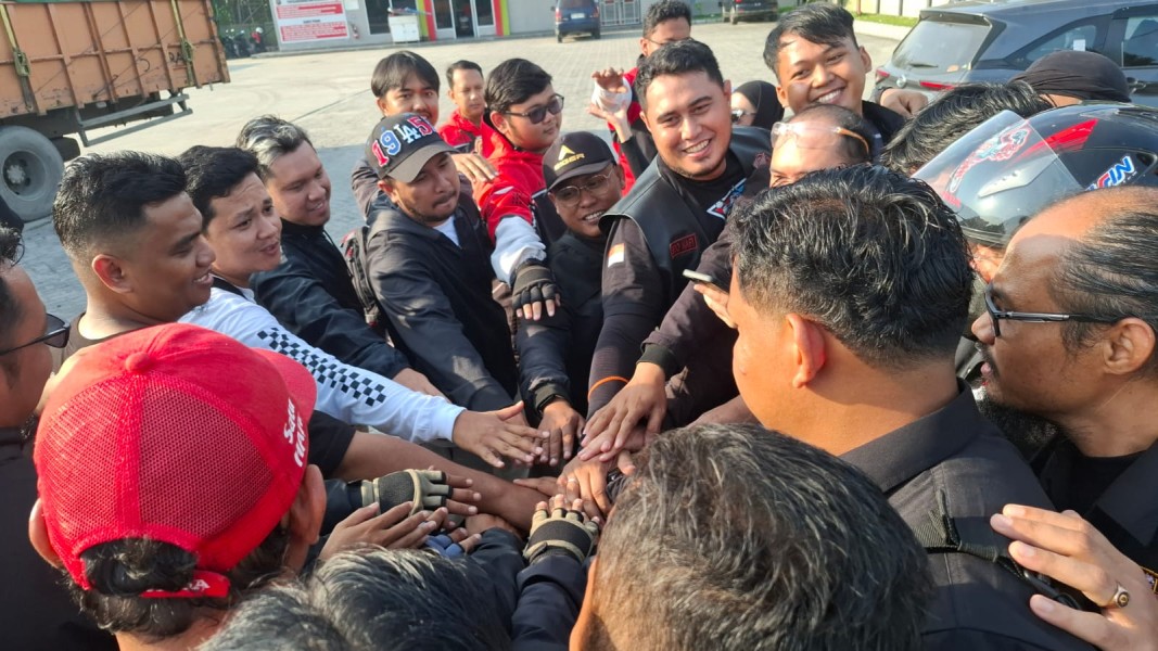182 Bikers Honda Pekanbaru Riding Bareng ke AHDC Regional Riau 2026 di Bangkinang