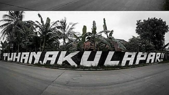 Viral Grafiti 'Tuhan Aku Lapar' di Tangerang Dihapus