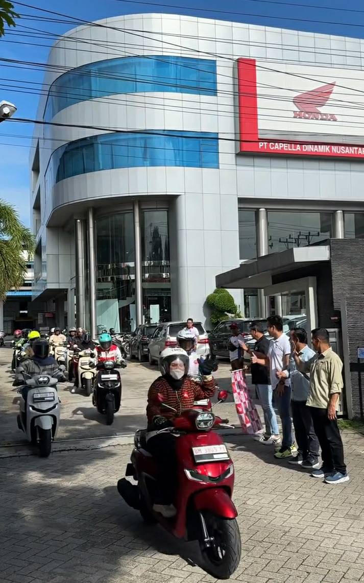CDN Riau Ajak Media dan Vlogger Rolling City Honda Stylo160