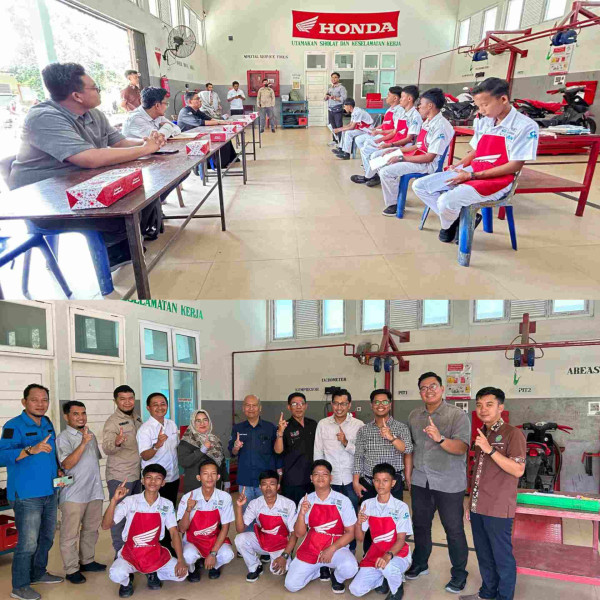 CDN Ajak Jurnalis Saksikan Program Unggulan Honda di SMK 5 Pekanbaru