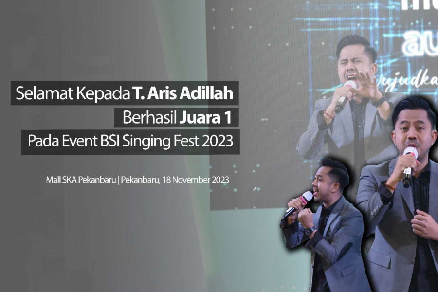 Pegawai BRK Syariah Juara 1 Festival BSI Singing 2023