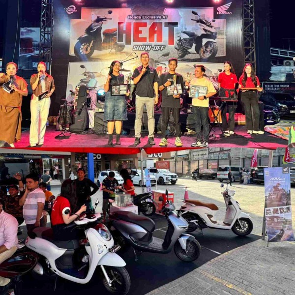 CDN Riau Sukses Gelar Honda Heat Show-Off di Bagan Batu