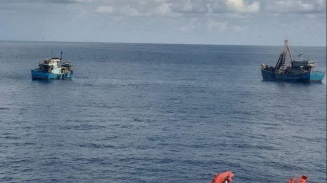 TNI AL Tangkap 2 Kapal Vietnam Pencuri Ikan di Natuna