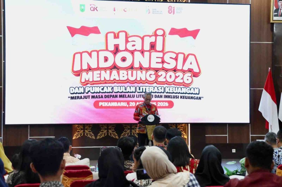 OJK Riau Dorong Budaya Menabung, 1,38 Juta Pelajar Sudah Punya Rekening