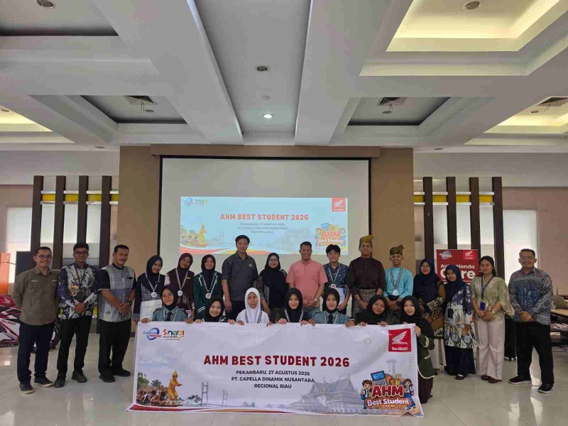 AHM Best Student 2026 Regional Riau Sukses Digelar