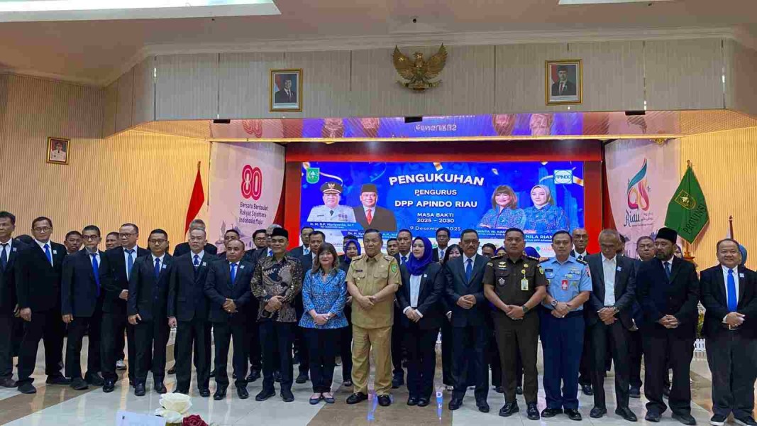 Pengurus DPP Apindo Riau 2025-2030 Resmi Dilantik