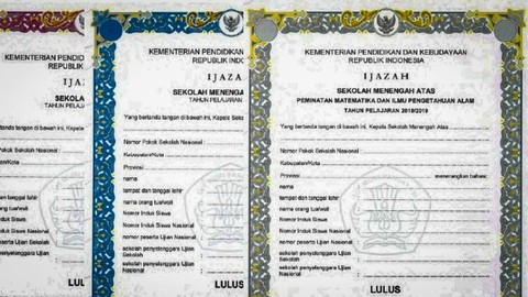 11.856 Ijazah SMA-SMK di Riau Masih Tersimpan di Sekolah