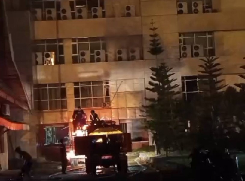 Kantor Bupati Inhil Terbakar Selasa Malam